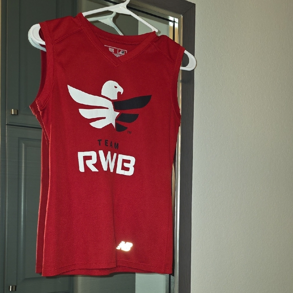 Team RWB Red Sleeveless Athletic Tank - Picture 5 of 9